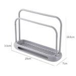1/2xKitchen Sink Faucet Shelf Sponge Dish Cloth Rack Holder Storage Organizer - Image 2