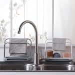 1/2xKitchen Sink Faucet Shelf Sponge Dish Cloth Rack Holder Storage Organizer - Image 5