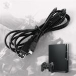 1/2x 1.8M USB Charger Charging Cable for Playstation 3 PS3 Wireless Controller - Image 3