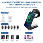 1/2x 3in1 Wireless Charger Dock Charging Station For Apple Watch iPhone Samsung - Image 3