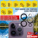 1/2x Camera Lens Tempered Glass Protector For iPhone 15 14 13 12 11 Pro Max Plus