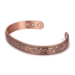 1/2x Copper Magnetic Bracelet/Ring Gift Bangle Birthday Xmas Elegant Unisex - Image 6