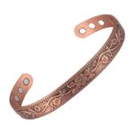 1/2x Copper Magnetic Bracelet/Ring Gift Bangle Birthday Xmas Elegant Unisex - Image 5