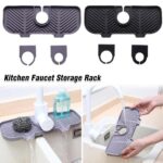 1/2x Kitchen Faucet Storage Rack Holder Soap Sponges Caddy Organizer Sink Basket - Image 5