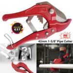 1/2x PVC Cutter 42 mm 1 - 5/8  Conduit Poly Plastic Pipe Cutters Plumbing Tube