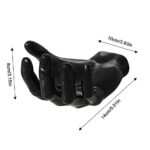 1/2x Resin Wall Mounted Soap Holder Rack Adhesive Hand Shape Storage Holder - Image 2