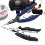 1/2x Stainless Steel Fishing Plier Braid Mono Line Cutters Pliers Split RingTool - Image 3