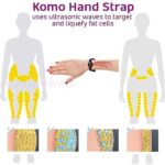 1/2x Ultrasonic High-Tech Body Shape Wristband Lymph Drainage Magnetic Bracelet - Image 5