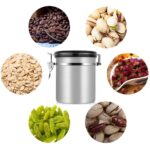 1.8L Coffee Canister Stainless Steel Vacuum Storage Airtight Bean Container NEW - Image 5