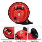1 Pair 12V 300DB Super Train Horn For Trucks SUV Car Boat Motorcycles Universal - Image 4