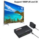 1 in 4 out HDMI Splitter Box Hub HD 1080p Port Amplifier Universal For PC TV - Image 6