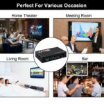 1 in 4 out HDMI Splitter Box Hub HD 1080p Port Amplifier Universal For PC TV - Image 4