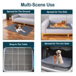 1pc/2pcs Washable Reusable Pet Training Pads Pee Mat Absorbent Cushion Bed - Image 3