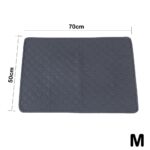 1pc/2pcs Washable Reusable Pet Training Pads Pee Mat Absorbent Cushion Bed - Image 7