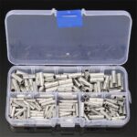 200pcs Copper Butt Splice Connectors Terminal Cable Crimp Solder 12-10AWG AU - Image 5