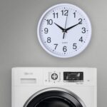 20cm Wall Clock Roman Numerals Silent Non-Ticking Square Round In/Outdoor Garden - Image 7