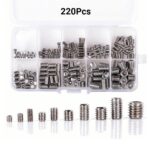 220Pcs Allen Head Socket Hex Grub Screw Assortment M3-M8 Stainless Steel Set AU - Image 7