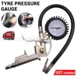220 PSI Tyre Pressure Gauge Air Tire Inflator Meter Car Pump Hose Compressor AU