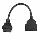 22Pin OBD1 To 16Pin OBD2 Converter Adapter Cable For Toyota Diagnostic Scanner - Image 6