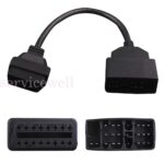 22Pin OBD1 To 16Pin OBD2 Converter Adapter Cable For Toyota Diagnostic Scanner - Image 4