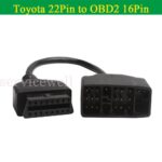 22Pin OBD1 To 16Pin OBD2 Converter Adapter Cable For Toyota Diagnostic Scanner - Image 5