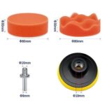 22pcs Polishing Sponge Pads Kit Set For Car Buffing Waxing Polisher Clean Drill - Image 2