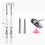 23pcs Nail Art Design Brushes Set Dotting Painting Drawing Polish Pen Tools Kit - Image 5