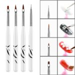23pcs Nail Art Design Brushes Set Dotting Painting Drawing Polish Pen Tools Kit - Image 7