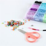 24000X Glass Seed Beads 24 Colors Loose Beads Kit DIY Making Bracelet Beads 2mm - Image 4