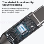 240W Type C to USB-C Cable Quick Fast Charging Data Cable for Samsung Huawei - Image 2
