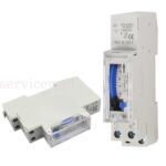 24 Hours Mechanical Programmable Din Rail Timer Switch Relay 220V AC 16A - Image 7
