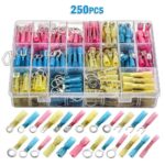 250PCS Heat Shrink Wire Connectors Electrical Auto Ring Spade Crimp Terminals AU - Image 7