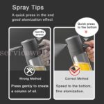 250ml Oil Sprayer Olive Bottle for Cooking Dispenser Food-Grade Glass Bottles - Image 4