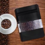 25/50/100pcs Window Pouches Black Matt Stand up Foil Bag Heat Seal Food Zip - Image 7