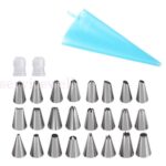 27Pcs Cake Decorating Tools Kit Piping Nozzles Cream Icing Bags Set Pastry Tips - Image 5