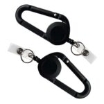 2PCS Retractable Badge Holder Security ID Pull Key Tag Clip Doctor Card Holders - Image 2
