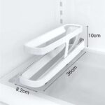 2XRolldown Refrigerator Egg Dispenser Auto Rolling Egg Holder 2Tier Storage Rack - Image 2