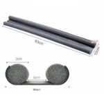 2X Double Sided Door Snake Air Draft Wind Dust Stopper Seal Sealing Strip Guard - Image 5