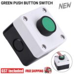2X Weatherproof Green Push Button Switch One Button Control Box ForGate Opener