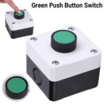 2X Weatherproof Green Push Button Switch One Button Control Box ForGate Opener - Image 2
