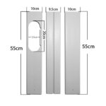 2/3x Portable Window Slide Kit Plate + Screws For Air Conditioner - Image 2