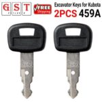 2/4/6/8/10x Replaced for Kubota 459A Excavator Plant Digger Keys 459a Equipment