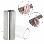 2/4pcs Guitar Finger Slide Kit with Glass Slide Stainless Steel Slide - Image 2