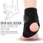 2 X Elastic Adjustable Sports Compression Ankle Brace Support Stabilizer Foot - Image 3