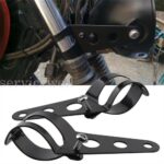 2pcs 39mm-51mm Fork Motorcycle Head Lamp Holder Adapter Headlight Mount Bracket - Image 3