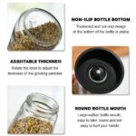 2x 200ml Salt and Pepper Grinders Stainless Steel Glass Ceramic Mills Kitchen AU - Image 3