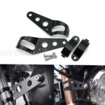 2x 31mm-39mm Headlight Mounting Bracket Adjuster Fork Mount Clamp Motorcycle - Image 7