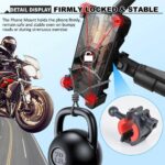 2x 360d Rotation Mobile Phone Holder Handlebar Mount For Motorcycle Bicycle Bike - Image 5