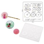 2x Button Silicone Pendant Jewellery Resin Mould Epoxy Casting Craft Tool DIY - Image 7
