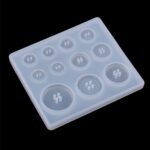 2x Button Silicone Pendant Jewellery Resin Mould Epoxy Casting Craft Tool DIY - Image 3